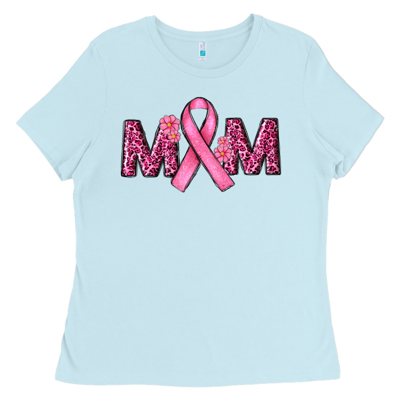 Breast Cancer Awareness Mom Ladies Tee by RanaPortraitStore | Teevron