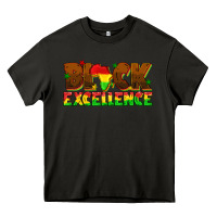 Asphalt black excellence juneteenth Heavy Core Tee - texasbilliewilder