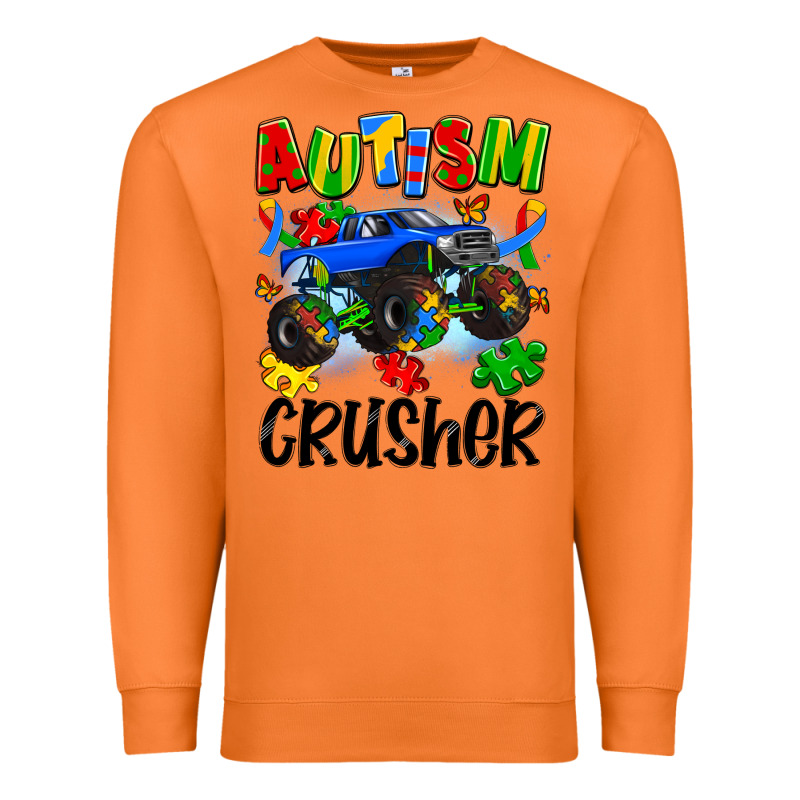 Autism Crusher Premium Sweatshirt by Artiststas | Teevron