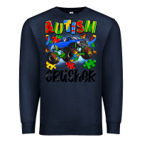 Navy autism crusher Premium Sweatshirt - Artiststas