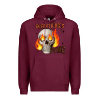Burgundy everythings fine Premium Hoodie - JahusDesignShop