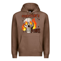 Chestnut everythings fine Premium Hoodie - JahusDesignShop