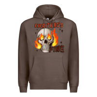 Coffee everythings fine Premium Hoodie - JahusDesignShop