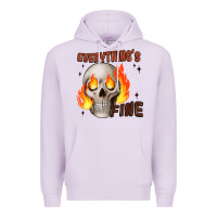 Lilac everythings fine Premium Hoodie - JahusDesignShop