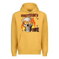 Mustard everythings fine Premium Hoodie - JahusDesignShop