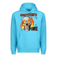 Ocean Blue everythings fine Premium Hoodie - JahusDesignShop