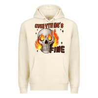 Sandshell everythings fine Premium Hoodie - JahusDesignShop