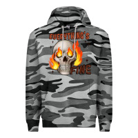Slate Camo everythings fine Premium Hoodie - JahusDesignShop