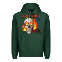 Sports Green everythings fine Premium Hoodie - JahusDesignShop