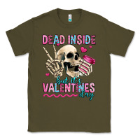 Army Green dead inside but it's valentines day Classic Tee - Jasminsmagicworld