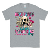 Heather Grey dead inside but it's valentines day Classic Tee - Jasminsmagicworld