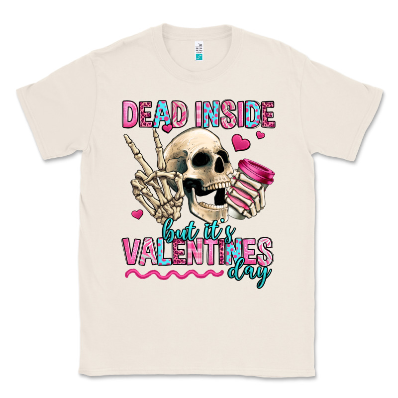 Dead Inside But It's Valentines Day Classic Tee by Jasminsmagicworld | Teevron