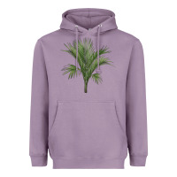 Lavender Botanical Majesty Palm Illustrations Heavyweight Hoodie - LillyAllenDesigns