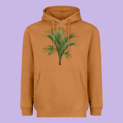 Botanical Majesty Palm Illustrations Heavyweight Hoodie Designed By Lillyallendesigns