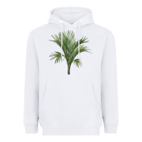 White Botanical Majesty Palm Illustrations Heavyweight Hoodie - LillyAllenDesigns