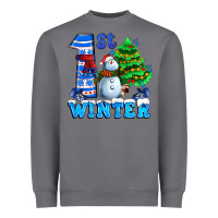 Storm first winter with snowman Heavyweight Sweatshirt - AdoDesignShop