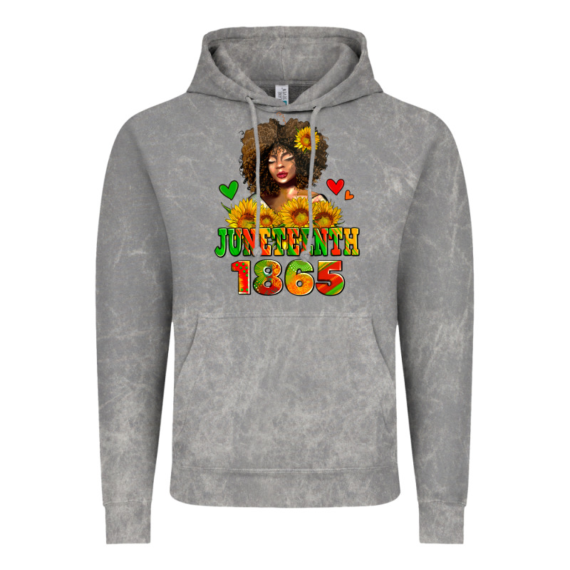 Afro Woman Juneteenth 1865 Vintage Hoodie by AdoDesignShop | Teevron