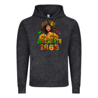 Vintage Black afro woman juneteenth 1865 Vintage Hoodie - AdoDesignShop