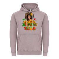 Vintage Zinc afro woman juneteenth 1865 Vintage Hoodie - AdoDesignShop