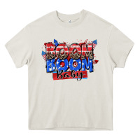 Cream boom boom baby Heavy Core Tee - Zillion Design Studio