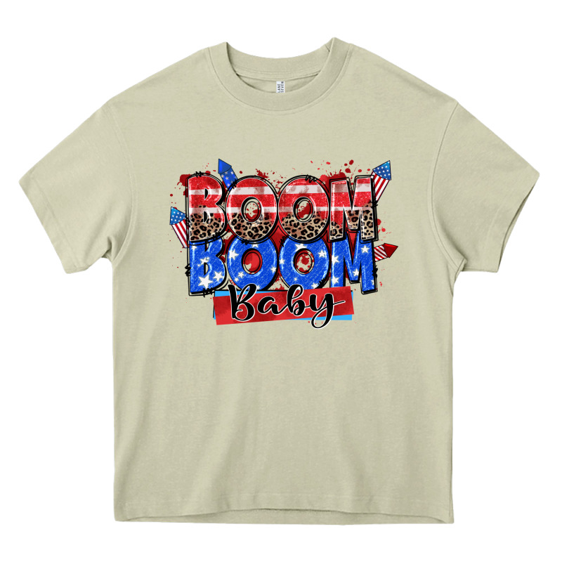 Boom Boom Baby Heavy Core Tee by Zillion Design Studio | Teevron