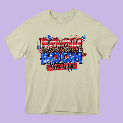 Boom Boom Baby Heavy Core Tee Designed By Zillion Design Studio
