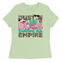 Matcha just a girl boss building her empire Ladies Tee - texasbilliewilder