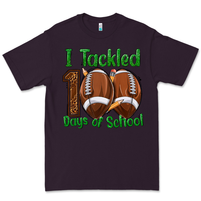 I Tackled 100 Days Of School Football Premium Tee by texasbilliewilder | Teevron