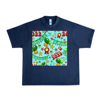 Navy class of 2022 graduation seamless pattern Urban Heavy Tee - BundleAndBundleShop
