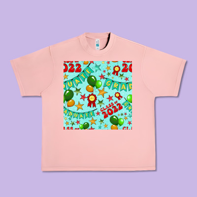 Class Of 2022 Graduation Seamless Pattern Urban Heavy Tee Designed By Bundleandbundleshop