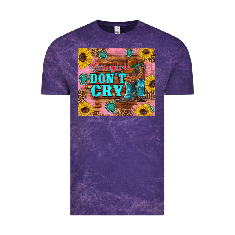 Cowgirls Don't Crty Boots Hat Sunflowers Tumbler Vintage Tee by Artiststas | Teevron