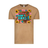 Vintage Camel cowgirls don't crty boots hat sunflowers tumbler Vintage Tee - Artiststas