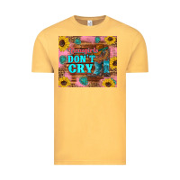 Vintage Mustard cowgirls don't crty boots hat sunflowers tumbler Vintage Tee - Artiststas