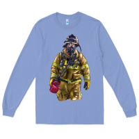 Colony Blue Firefighter Long Sleeve Tee - LillyAllenDesigns