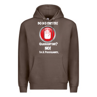 Coffee I'm Not In Quarantine I'm A Programmer Premium Hoodie - Bettercallsaul
