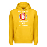 Lemon I'm Not In Quarantine I'm A Programmer Premium Hoodie - Bettercallsaul