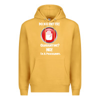 Mustard I'm Not In Quarantine I'm A Programmer Premium Hoodie - Bettercallsaul