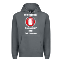Rock I'm Not In Quarantine I'm A Programmer Premium Hoodie - Bettercallsaul