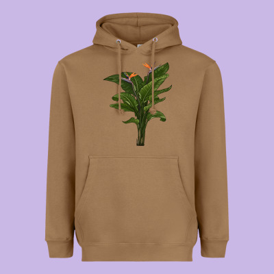 The Bird Of Paradise Heavyweight Hoodie Designed By Lillyallendesigns