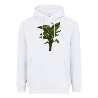 White the bird of paradise Heavyweight Hoodie - LillyAllenDesigns