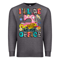 Charcoal Heather i'll be in my office Premium Sweatshirt - Artiststas