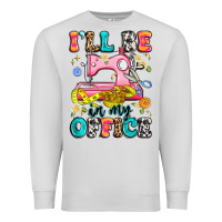 Dove Grey i'll be in my office Premium Sweatshirt - Artiststas