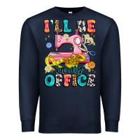 Navy i'll be in my office Premium Sweatshirt - Artiststas
