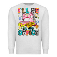 Oatmeal Heather i'll be in my office Premium Sweatshirt - Artiststas