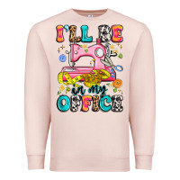 Pale Pink i'll be in my office Premium Sweatshirt - Artiststas