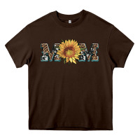 Chocolate Brown sunflower mom mothers day Heavy Core Tee - Artiststas