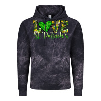 Cloud Black love st patrick s heart Vintage Hoodie - JahusDesignShop