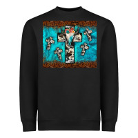 Black bull skull cross tumbler Heavyweight Sweatshirt - JahusDesignShop