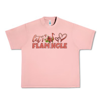 Salmon let's flamingle Urban Heavy Tee - Artiststas