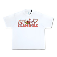 White let's flamingle Urban Heavy Tee - Artiststas